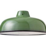 Paralume smaltato Verde