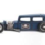 Placca Macchina con teschio