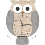 Orologio Owl Grigio