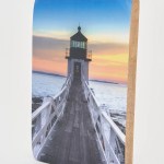 Foto Su Blocco Di Legno Faro